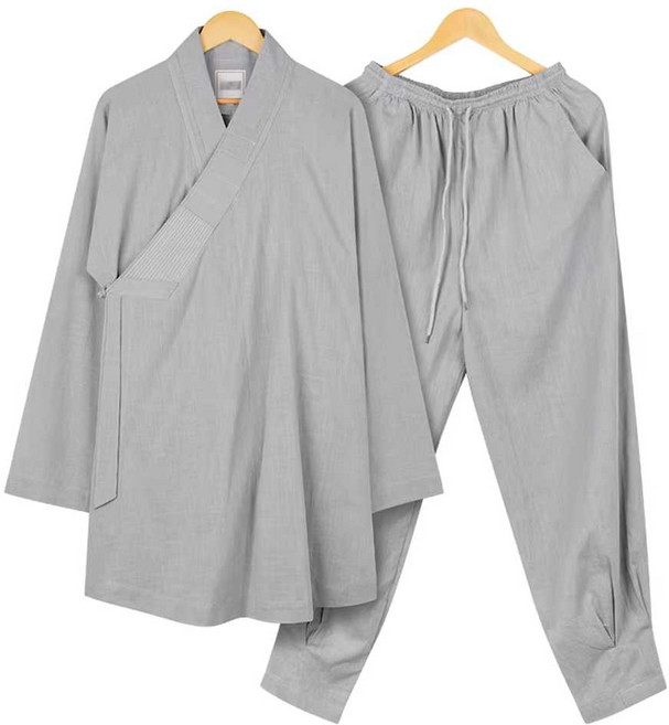 스님옷 절복 개량 템플스테이 여름 승려복 사복 넓은 바지 S(150-160cm)넓은바지단품