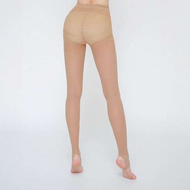 유유골프 스타킹 40D 힙업+UV차단 (발고리형), 발고리 커피, 1개