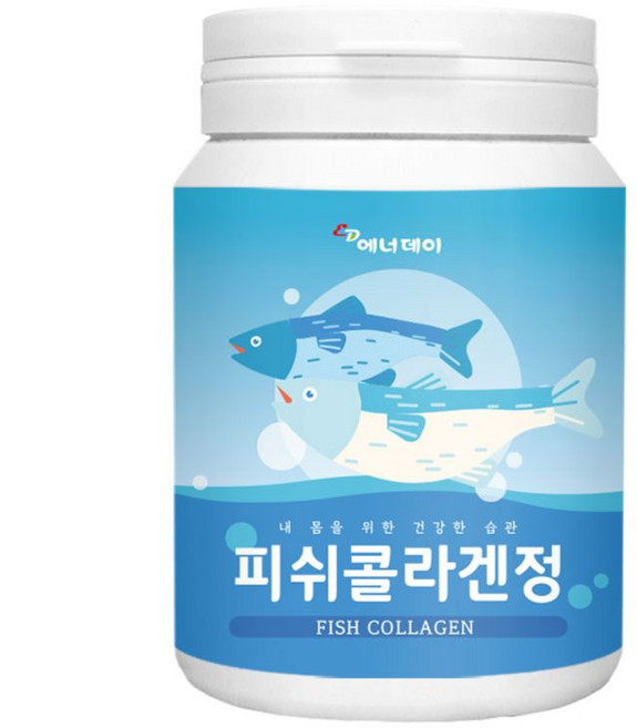 에너데이 저분자 피쉬콜라겐500mgx60정 저분자콜라겐 간편섭취, 1개, 60정