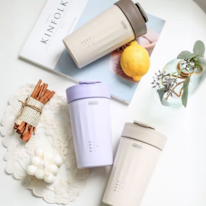 Centto 첸토 포밍블러 스마트텀블러 물가열 보온 스팀 우유거품기까지 밀크프로더 일체형 여행용커피포트, 1개