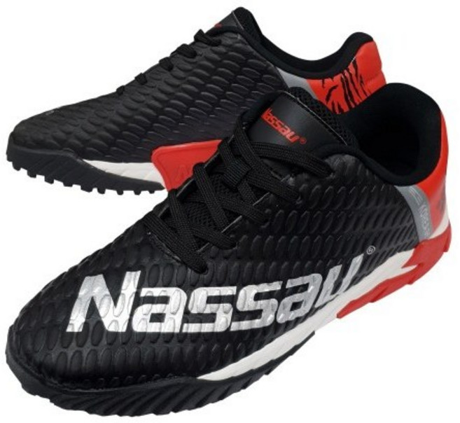 낫소 Qspact 큐스팩트 타이거 족구화 블랙 신상품 극세사 (Micro PU )사용 최고의 쿠션감과 복원력 강화