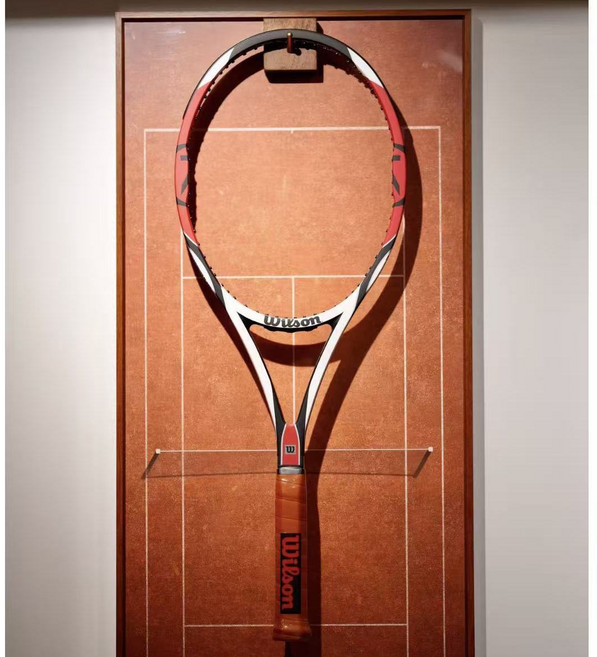Wilson Pro Staff RF97 Autograph 網球拍 展示收納收藏, 1個, 法網紅土地款
