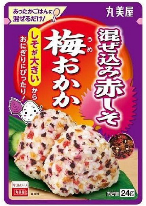 마루미야 붉은 차조기 참깨 후리가케 24g 10봉지