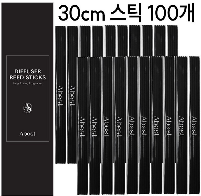아베스트 디퓨저스틱, 블랙, 1개, 100개입