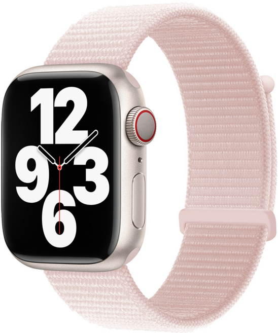 해피트리 애플워치 스포츠 밴드 경량 스트랩, 1개, 베이비핑크