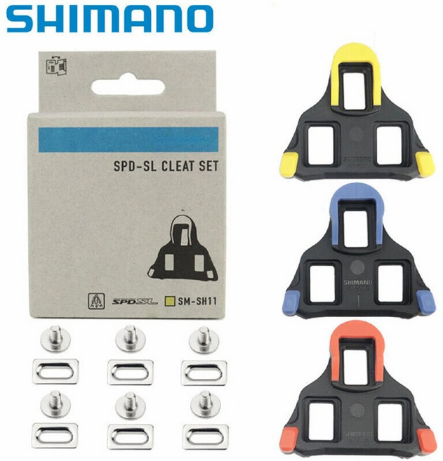 SHIMANO SPD-SL 公路車卡踏扣片, 1個, 藍色2度