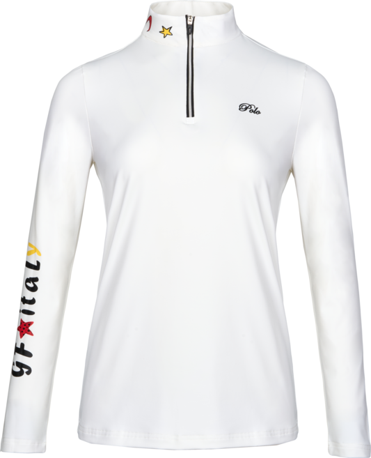 몽크로스 조르지오페리 골프 여성 집업 슬리프 프린트 티셔츠