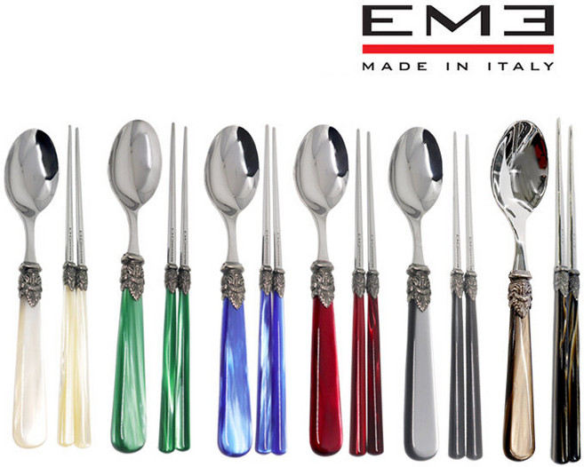 이엠이 나폴레옹 펄 디너 한식 1인세트(수저/젓가락) 택1, 수저젓가락, 아이보리, 1세트