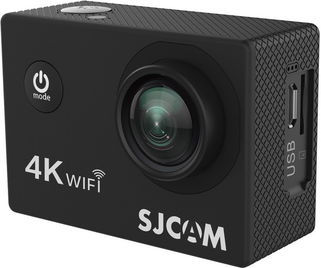 SJCAM SJ4000Air 스포츠 카메라 4K 다이빙 카메라 와이파이 방수 카메라 HD 아웃도어 DV 레코더 웨어러블 브이로그 카메라, 블랙