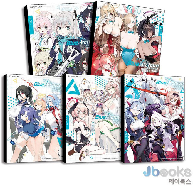 [제이북스] 블루 아카이브 코믹 앤솔로지 VOL. 1-5 권 세트 (전5권), 디앤씨미디어