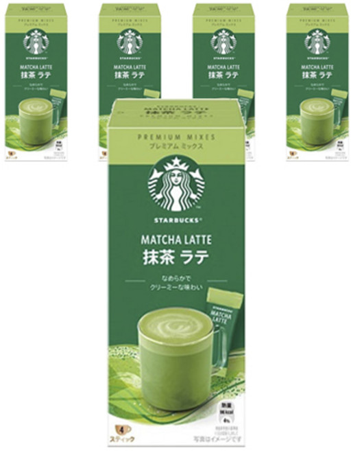 스타벅스 말차라떼 스틱, 5개