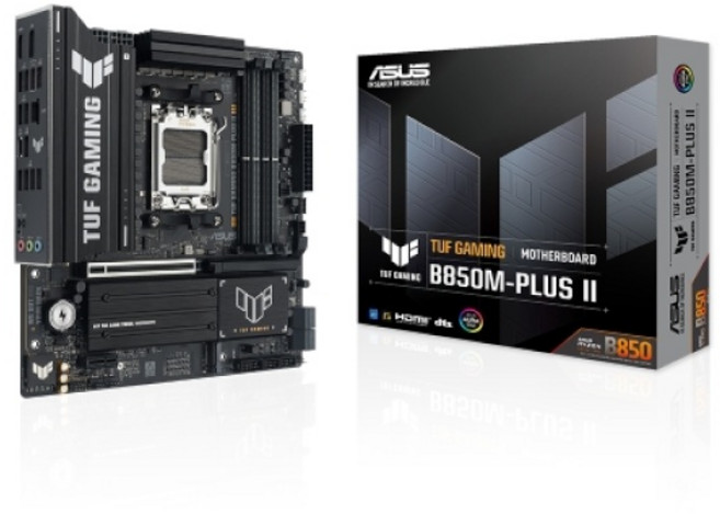 ASUS TUF GAMING B850M-PLUS II STCOM 에이수스 컴퓨터 게이밍 PC 메인보드 AMD CPU추천 MainBoard