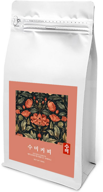 수미커피 에티오피아 예가체프G1 코케허니 스페셜티 원두, 500g, 1개, 홀빈(분쇄안함)