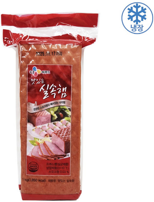 원하프맛있는실속햄1kg/씨제이총알배송, 1kg, 1개