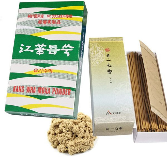 이화당 직접구 강화뜸쑥 3년숙성 정제약쑥+만복향당 특일심향 직접구용 약110개