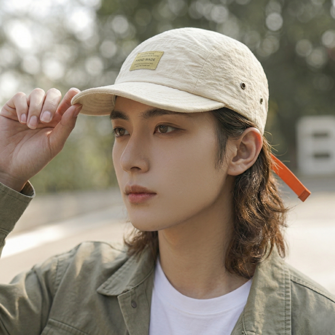 어반스페이스 캠핑 등산 러닝 숏챙 남녀공용 스냅백 모자