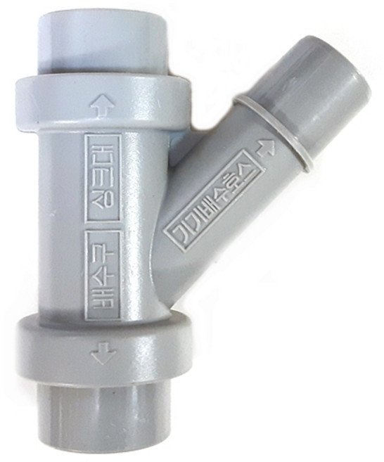 다파라닷컴 배수관연결대 Y형, 1개, Y연결구(싱크+드럼)