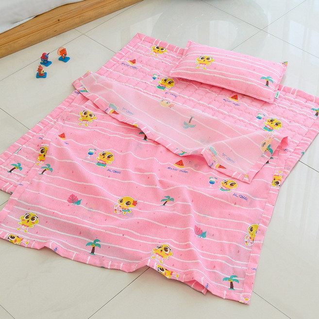 한성실업 신비아파트 인견 낮잠 블랭킷+패드+베개1 세트, 금비바다_(블랭킷+패드+베개1)