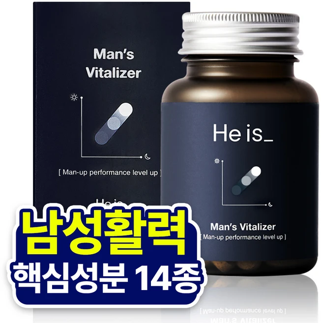 히이즈 맨즈 바이탈라이저 영양제, 60정, 1개 - 쿠팡