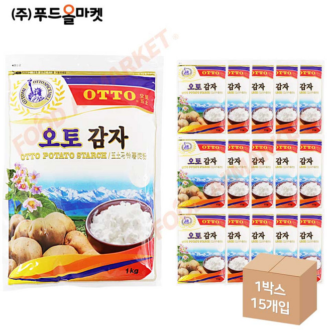 오토 감자전분, 1kg, 15개