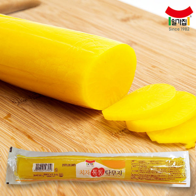 [푸른들마켓][일가집]치자통통단무지 500g, 1개