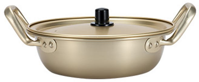 히든 찌개 전골 냄비, 1개, 옐로우, 22cm