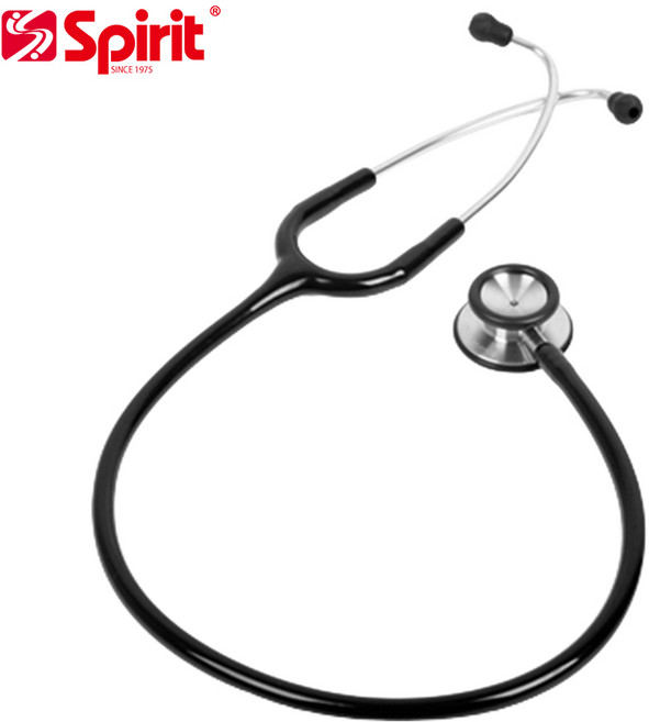 Spirit 스피릿 의사용 진찰용 양면 청진기 진료 실습 성인 CK-S601PF, 1개