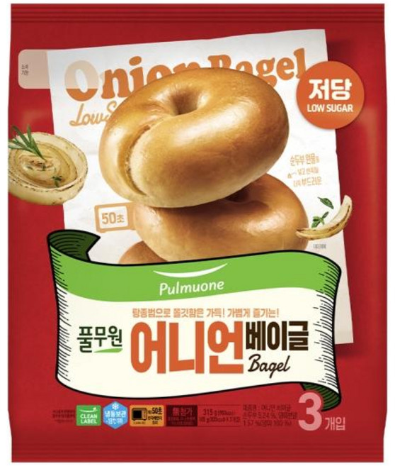 풀무원 어니언 베이글 (3개입) 315g, 1개