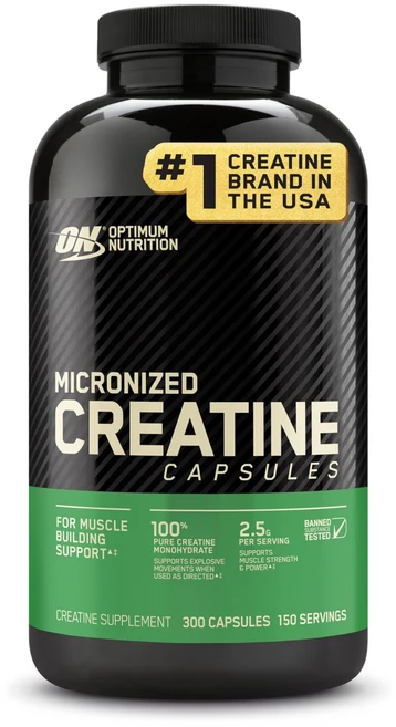 옵티멈뉴트리션 크레아틴 2500mg 캡슐 300정 1개 - 쿠팡