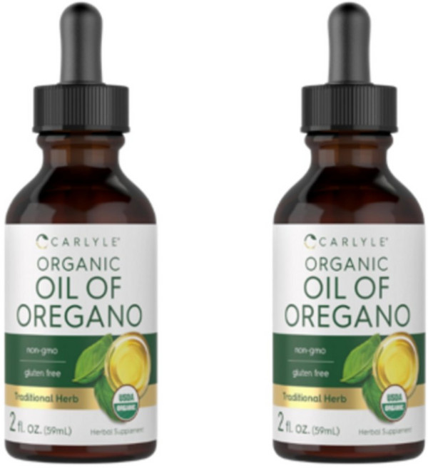 Carlyle 칼라일 소염 오가닉 오레가노 추출 오일 59ml, 2개