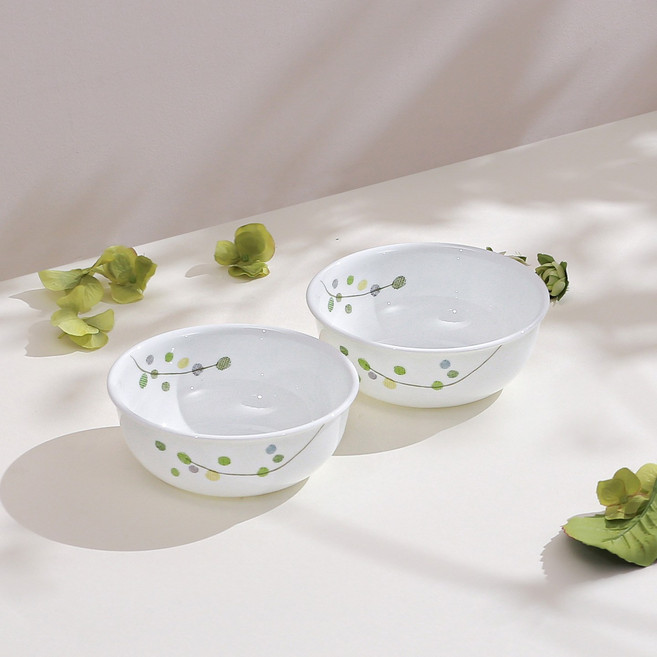 코렐 그린딜라이트 코리안 대접 2P, 혼합, 1세트, 1세트