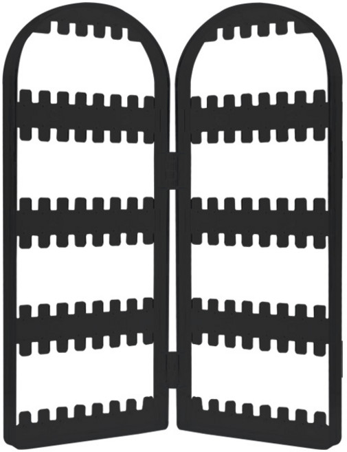 길쭈기잡화가게 2단 4단 접이식 귀걸이진열대