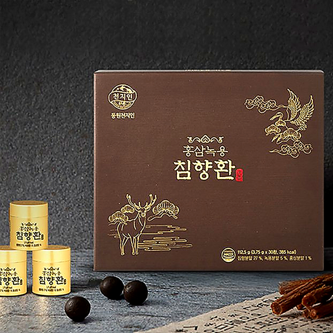 천지인 홍삼녹용 침향환, 112.5g, 1개