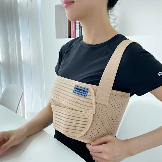 신진바이오 의료용 허리 늑골 갈비뼈 보호대 허리디스크 RB1, 1개