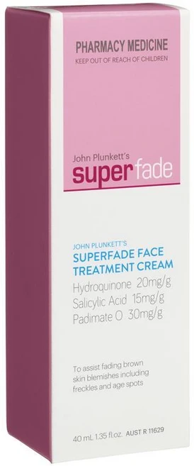 호주 존 플렁켓 John Plunketts Face Treatment Cream 슈퍼페이드 트리트먼트 페이스 크림, 4개, 40ml - 쿠팡