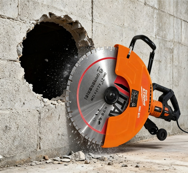 HMC 전기 링쏘 콘크리트 절단기 도로 커팅기 전기 파트너 석재 벽면 공사 철거 현장 컷팅기 HMC-BL16 HMC-BL21 HMC-BL24RING, 21인치 HMC-BL21 본체만(날미포함)