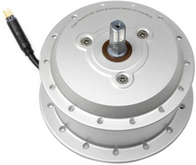 호환 샤오미 호환 QiCYCLE EF1 용 오리지널 모터 전기 자전거 휠 허브 파워 엔진 예비 부품 36V 250W, 1) EF1 Motor, 1개