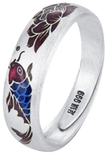s999순은 물고기 행운 반지 재물 길상 소원성취 이것 끼세요 1122