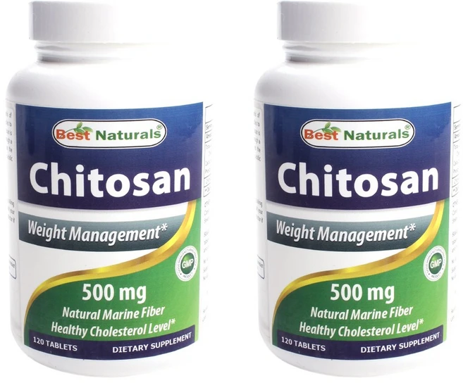 베스트네츄럴스 키토산 500mg 타블렛, 120정, 2개 - 쿠팡
