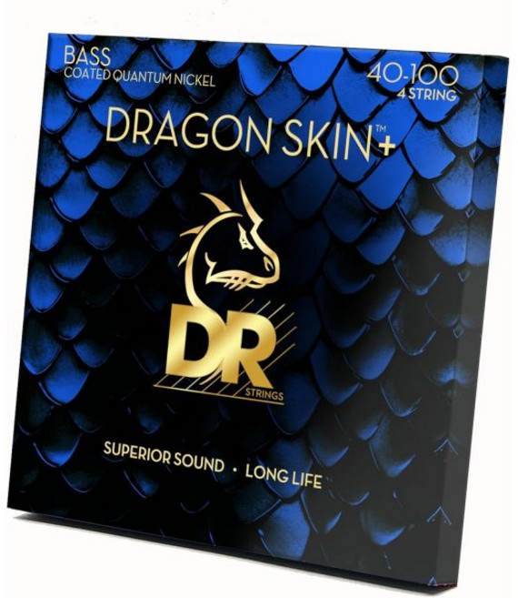 베이스 기타줄 베이스기타 스트링 베이스줄 DR 스트링스 드래곤 스킨 코팅된 퀀텀 니켈 DBQM545 편안한 느낌과 긴 수명을 갖춘 우수한 사운드 5 멀티 스케일 미디엄 4512, DBQ-40 Light 40-100, 1개
