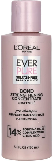 L'Oréal 에버 퓨어 프리 샴푸 모발 강화 농축물 150ml(5.1fl oz), LOréal에버퓨어프리샴푸모발강화농축물150ml51fl, 1개, 150ml - 쿠팡