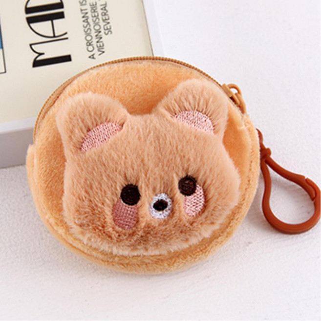 동물 미니 파우치 귀여운 동전지갑 키링 여행용 가방속정리 동전수납 동전케이스 어린이집선물 동전보관