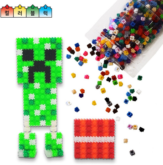 입체 관절 컬러블럭 9탄 야광 마크시리즈 디폼블럭 패키지 도안포함, 02.NO.5054182, 1개
