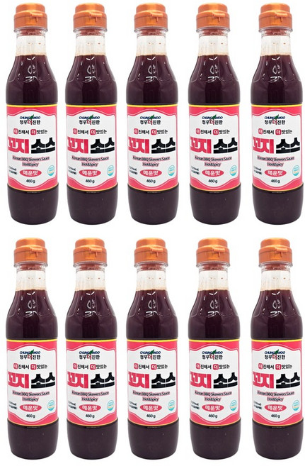 청우 더진한 꼬지소스 매운맛, 460g, 10개