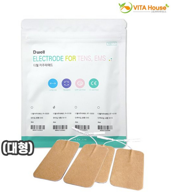 디웰 디웰 저주파패드 대형 PI-5100 2조 4개입 핀타입 V