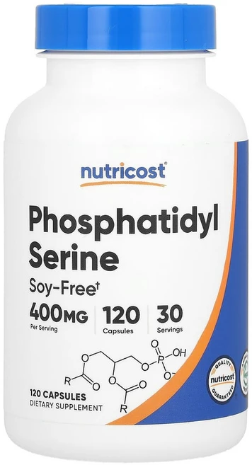 아이허브 포스파티딜세린 400mg 캡슐 120정(캡슐당 100mg), 120정, 1개 - 쿠팡