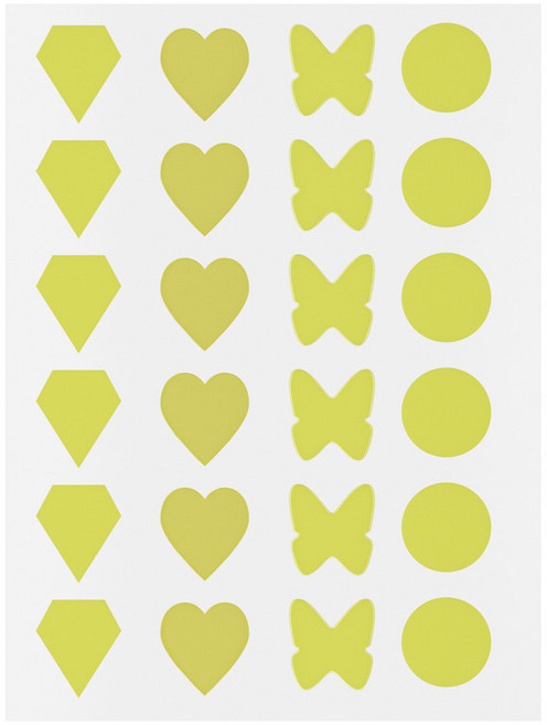 KORMESIC 時尚派對痘痘貼 4種造型 192入, 1個, 售，購買即默認免責聲明且承責任,24貼