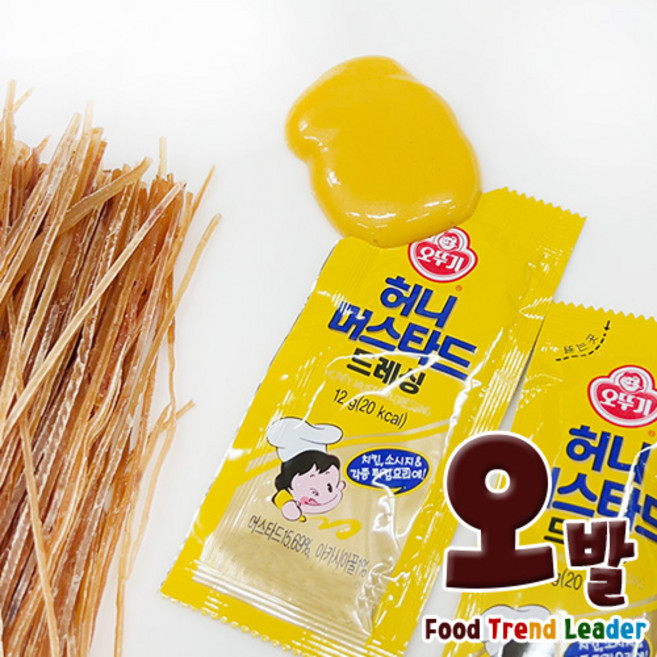 오뚜기 허니머스타드 1회용 소스 10개, 12g