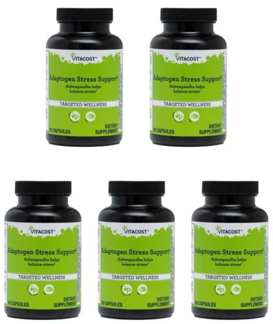 비타코스트 아답토젠 스트레스 서포트 캡슐, 5개, 60정 - 쿠팡