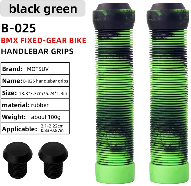 [호환제품] MOTSUV 자전거 핸들 바 그립 22.2mm 스쿠터 세발 BMX 용 미끄럼 방지 부드러운 고무 산악, 01 네이비 블루